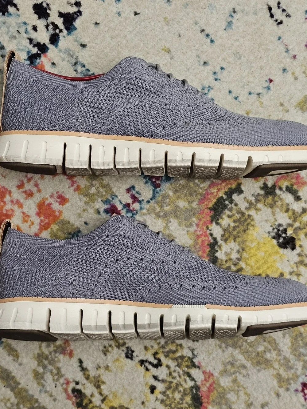 Cole Haan Men's Size 8.5 Zerogrand Stitchlite Oxford Sheos C24944 Ironstone Gray